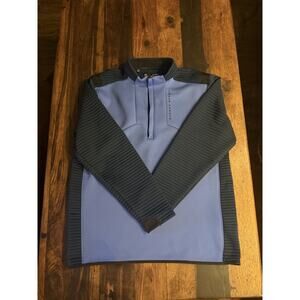 Under Armour Golf Daytona 1/4 Zip Pullover – Men’s XL – Blue – ColdGear Ribbed